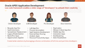 Sviluppo applicazioni Oracle APEX