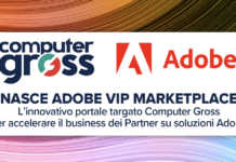 Banner annuncio logo computer gross e Adobe