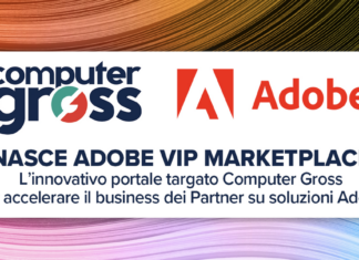 Banner annuncio logo computer gross e Adobe