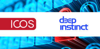 Banner con logo ICOS e logo Deep Instinct