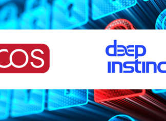 Banner con logo ICOS e logo Deep Instinct