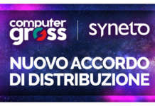 sfondo viola che riporta loghi di computer gross e syneto